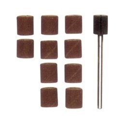 CILINDRI ABRASIVI 10PZ.PROXXON+SUPPORTO 28980