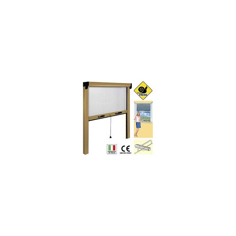 ZANZARIERA IRS FINESTRE MARRONE 160 ZANZARIERA IRS FINESTRE MARRONE 160