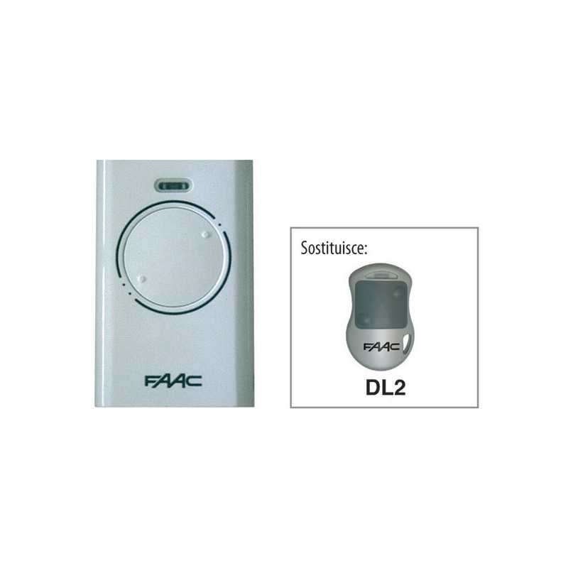 RADIOCOMANDI FAAC DL2 / XT2 868 RADIOCOMANDI FAAC DL2 / XT2 868