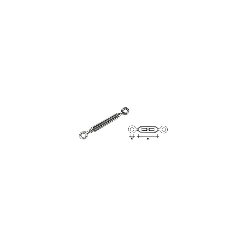 TENDITORI INOX MM. 8 2 OCCHI TENDITORI INOX MM. 8 2 OCCHI