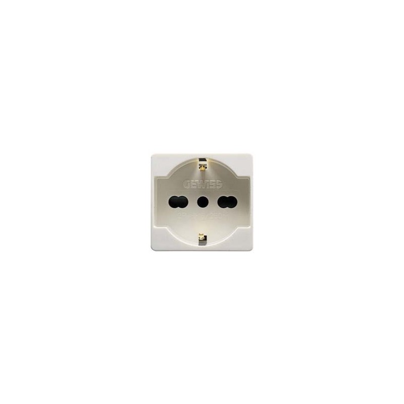 PRESA GEWISS SYSTEM BIPRESA+SCHUKO BIANCO 20246 PRESA GEWISS SYSTEM BIPRESA+SCHUKO BIANCO 20246