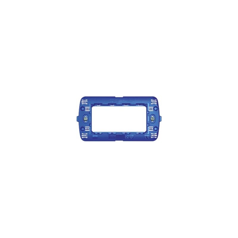 SUPPORTO FRUTTI BTICINO LIVING 4POSTI LN4704 SUPPORTO FRUTTI BTICINO LIVING 4POSTI LN4704