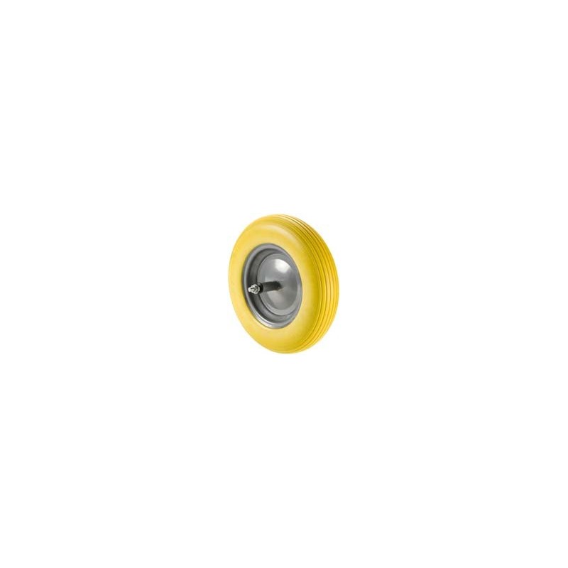 RUOTE X CARRIOLE PIENE GIALLE S/ASSALE RUOTE X CARRIOLE PIENE GIALLE S/ASSALE