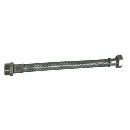 TUBO FLESSIBILE INOX 3/8 F 3/8 F CM.40