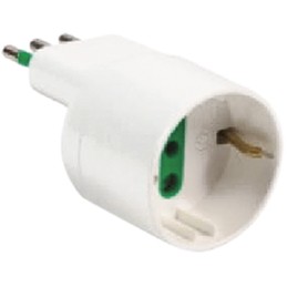 ADATTATORE SCHUKO FME 10A ART.82125 ASIMMETRICO