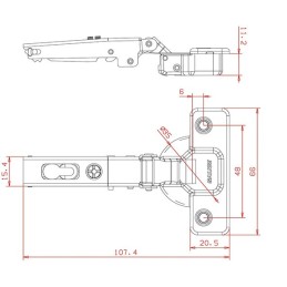 CERNIERE SALICE F.SP D35 C9 C2ABG