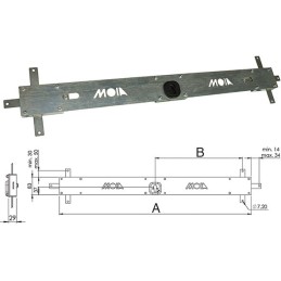 SERRATURA MOIA A FASCIA PER PORTA BASCULANTE 156B 90CM