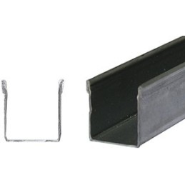 GUIDE A U CON RISVOLTO PER TAPPARELLE 19X22H CM.170