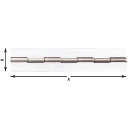 CERNIERE A METRAGGIO PESANTI ALDEGHI ART.1206 MM.50