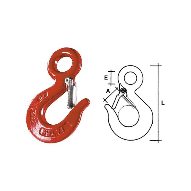 GANCI AMERICANI CON SICURA ART.108 KG.1600 GANCI AMERICANI CON SICURA ART.108 KG.1600