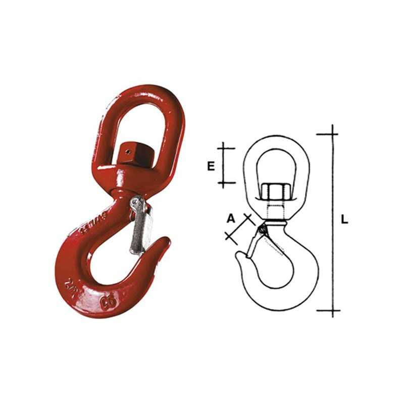 GANCI GIREVOLI AMERICANI CON SICURA ART.113 KG.5000 GANCI GIREVOLI AMERICANI CON SICURA ART.113 KG.5000