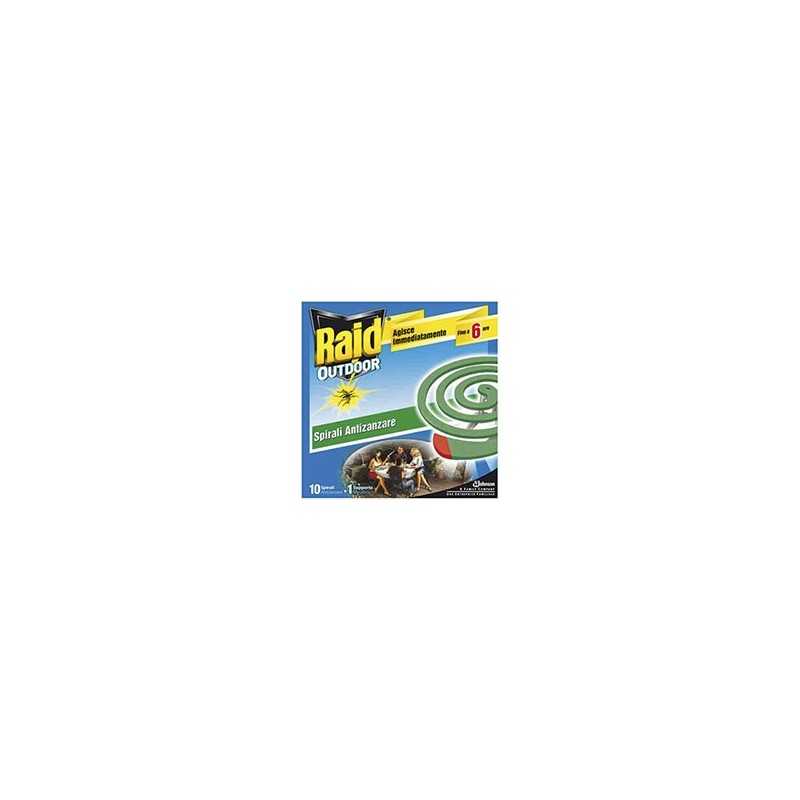SPIRALI RAID ANTIZANZARE CON.10 PZ. SPIRALI RAID ANTIZANZARE CON.10 PZ.