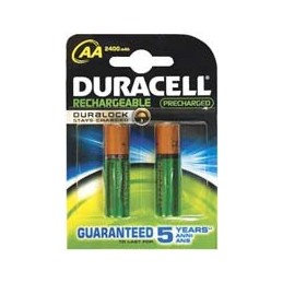 PILE DURACELL RICARICABILI STILO 2X2400MH