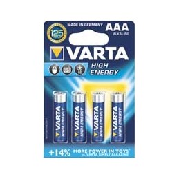 PILE VARTA HIGH ENERGY MINISTILO AAA PZ.4 4903