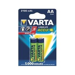 PILE VARTA RICARICABILE STILO AA 2X2100MAH