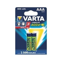 PILE VARTA RICARICABILE MINISTILO AAA 2X800MAH